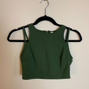 Ali & Jay Olive Crop Top